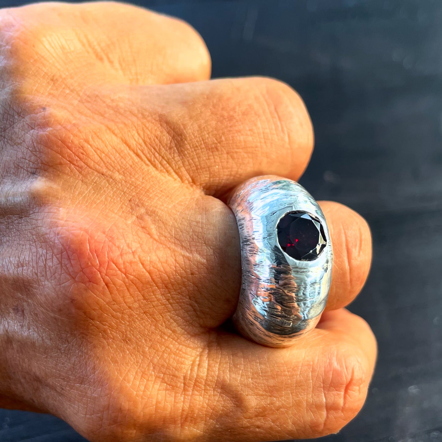 RUBY GODDESS IN SOLID SILVER