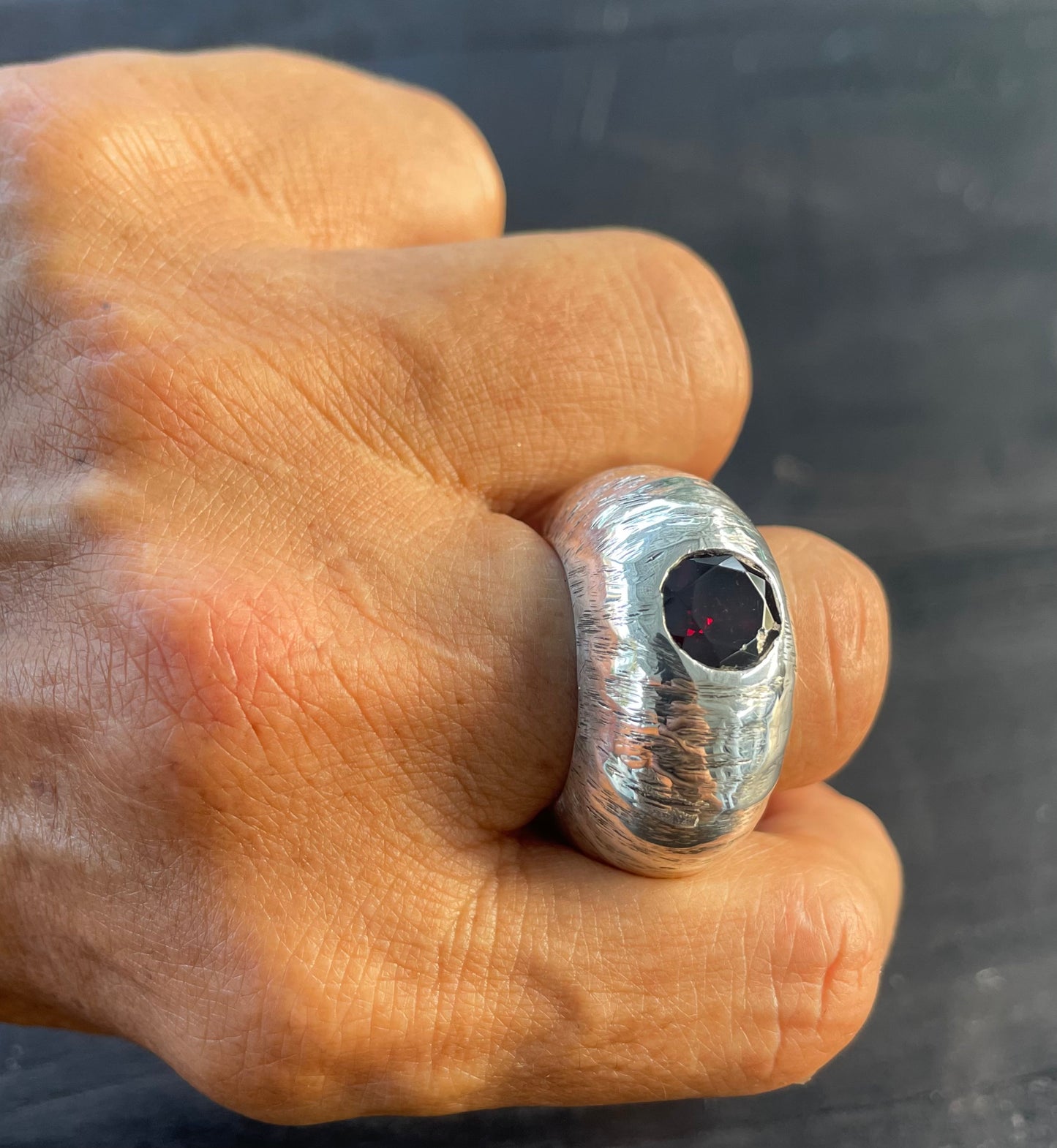 RUBY GODDESS IN SOLID SILVER