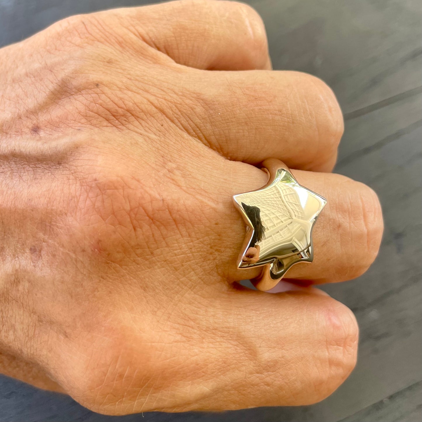 MY STAR IN SOLID BRONZE