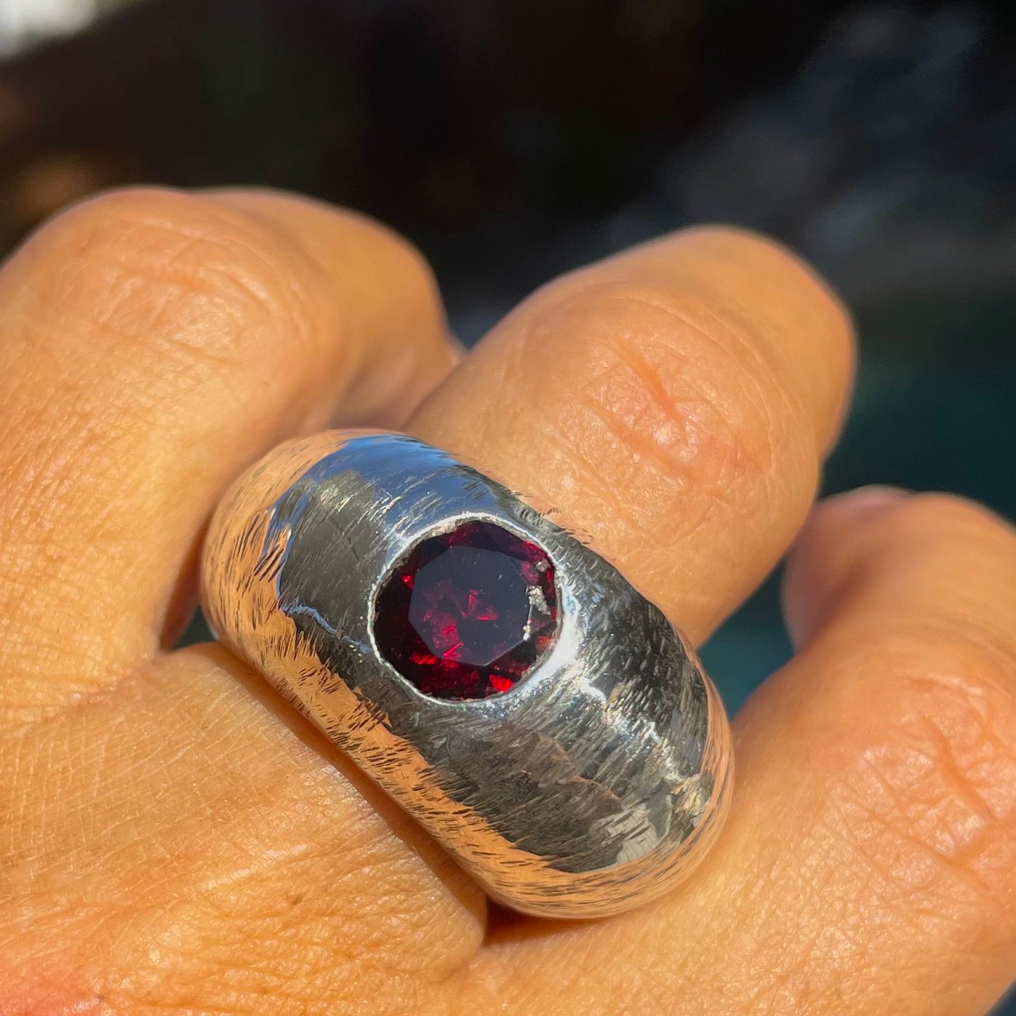 RUBY GODDESS IN SOLID SILVER