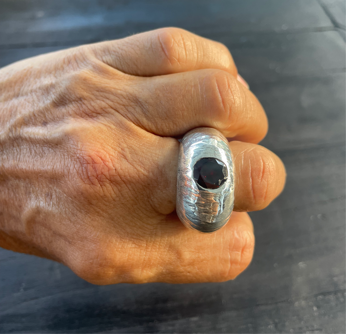 RUBY GODDESS IN SOLID SILVER