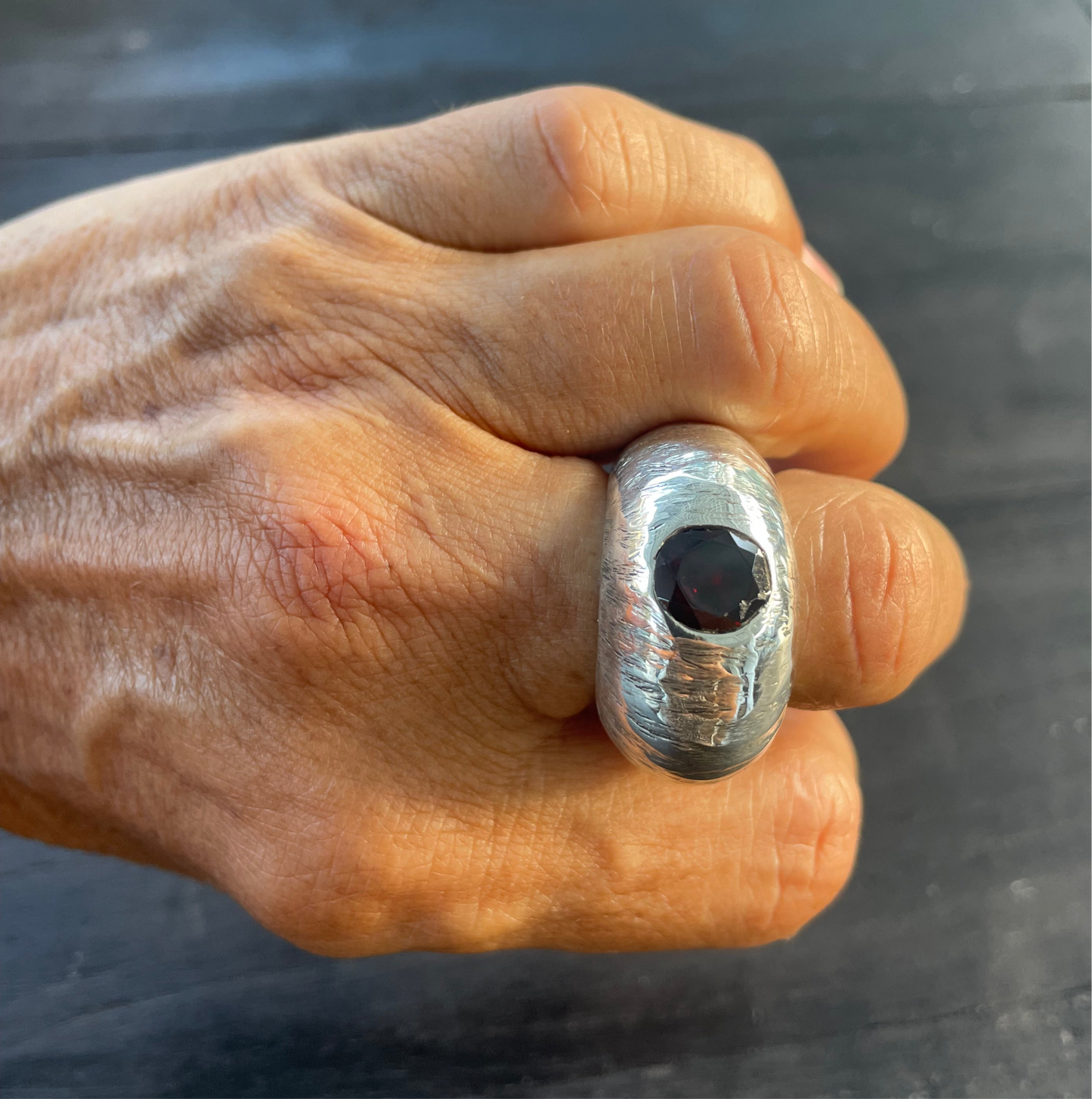 RUBY GODDESS IN SOLID SILVER