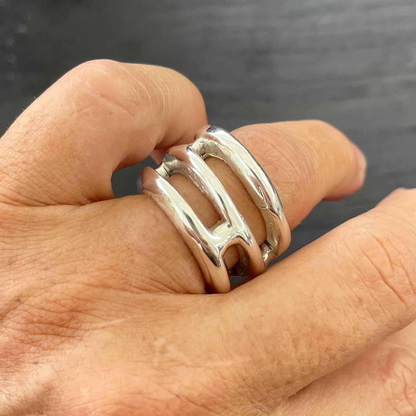 MAZE IN SOLID SILVER