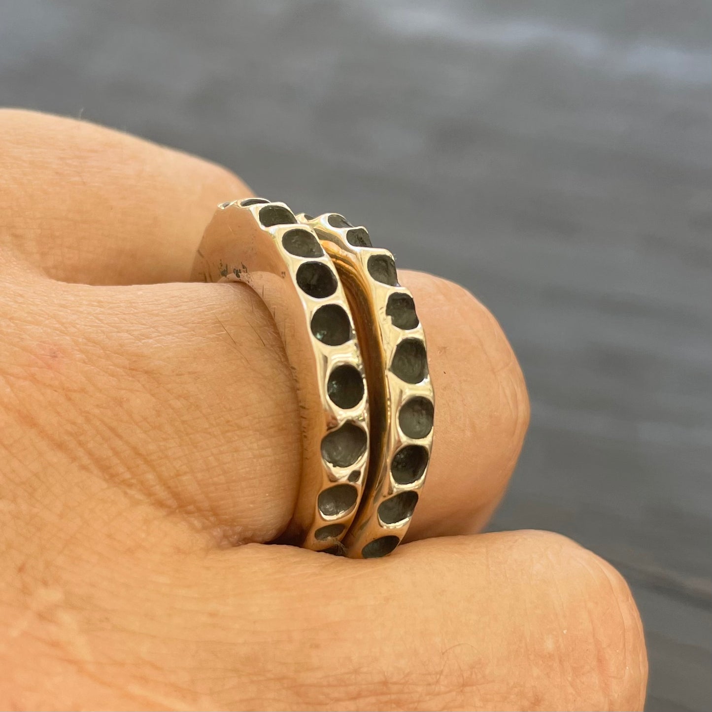 PETITE MOON IN SOLID BRONZE