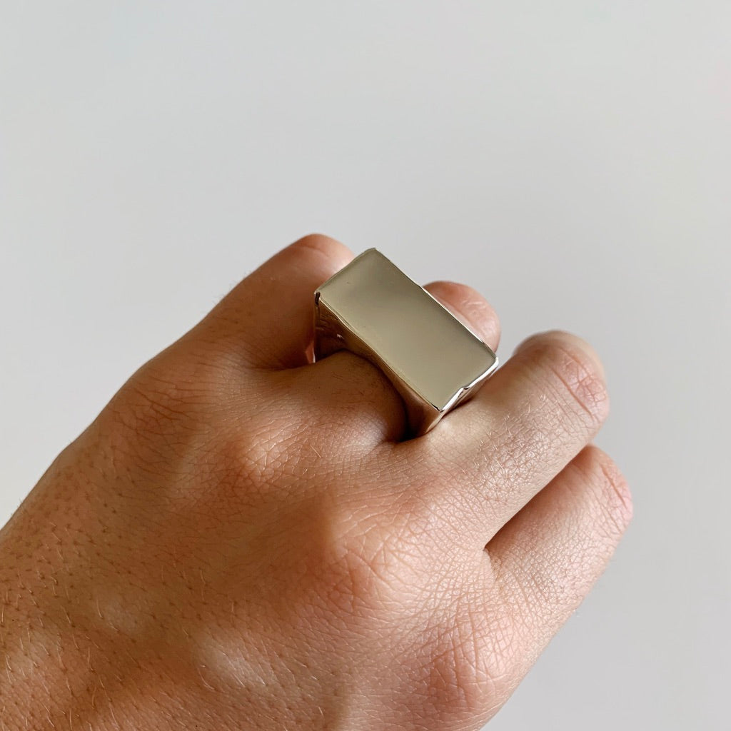 ONLY THE BRAVE IN SOLID SILVER