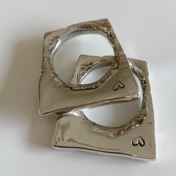 OTB SLICE IN SOLID SILVER