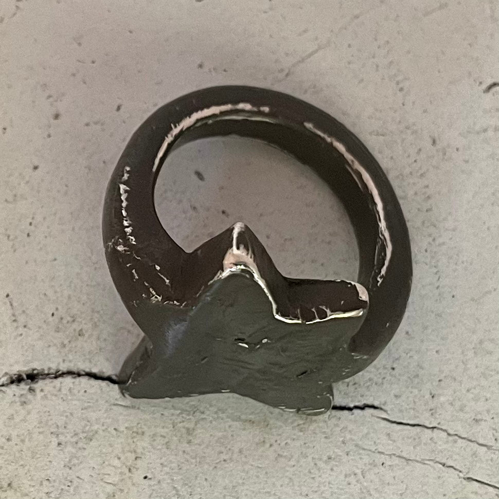 KIRSTEN IN SOLID OXIDISED SILVER