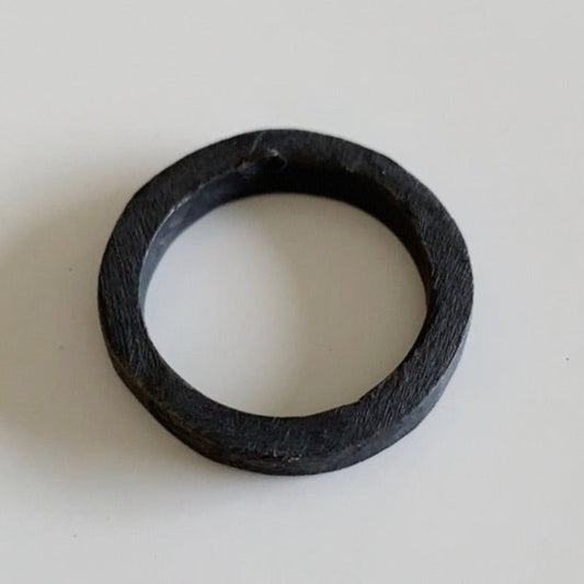 WEDDER IN OXIDISED SOLID SILVER