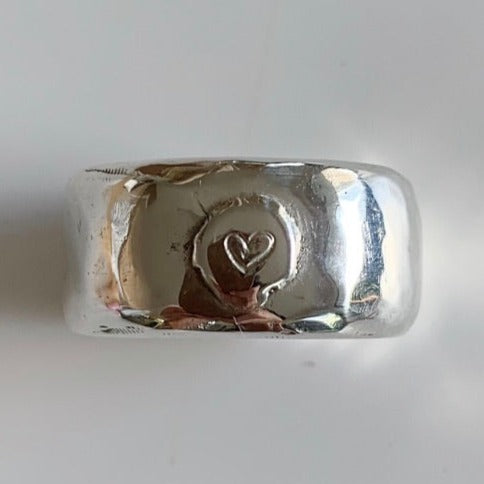 MAXI WEDDER IN SOLID SILVER