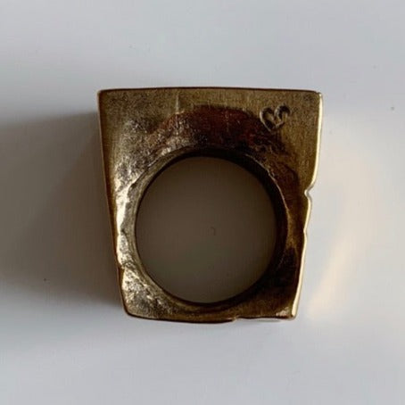 ONLY THE BRAVE IN SOLID BRONZE