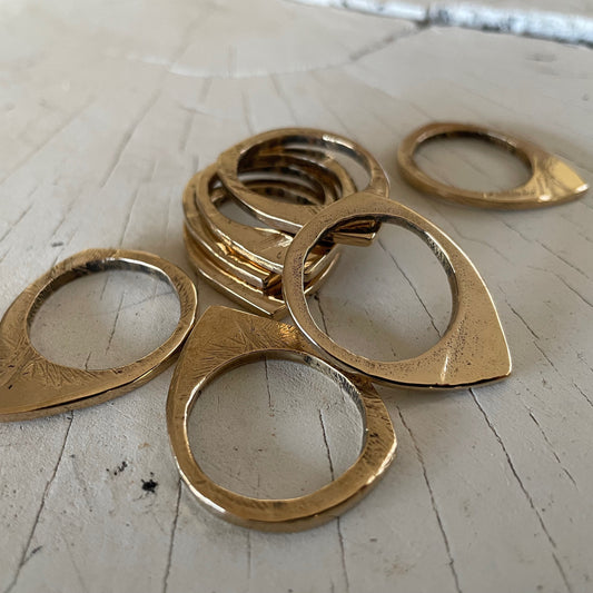 OPERA SLICE SET OF 4  IN SOLID BRONZE