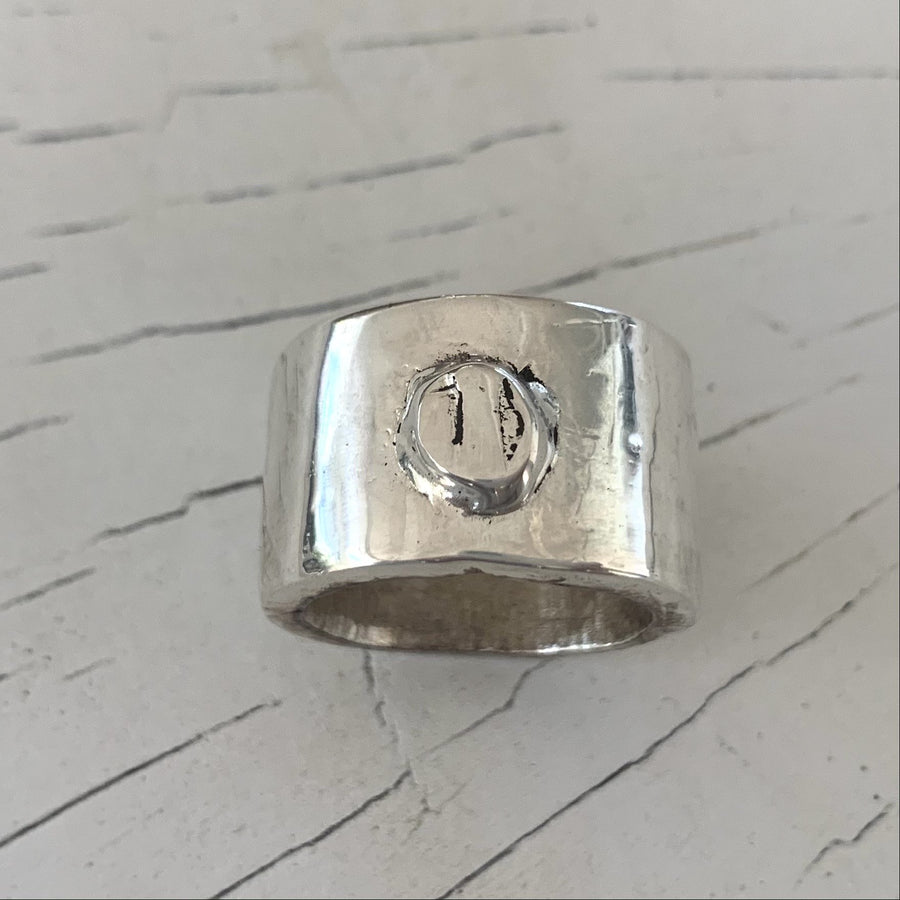DAVID PINKY IN SOLID SILVER