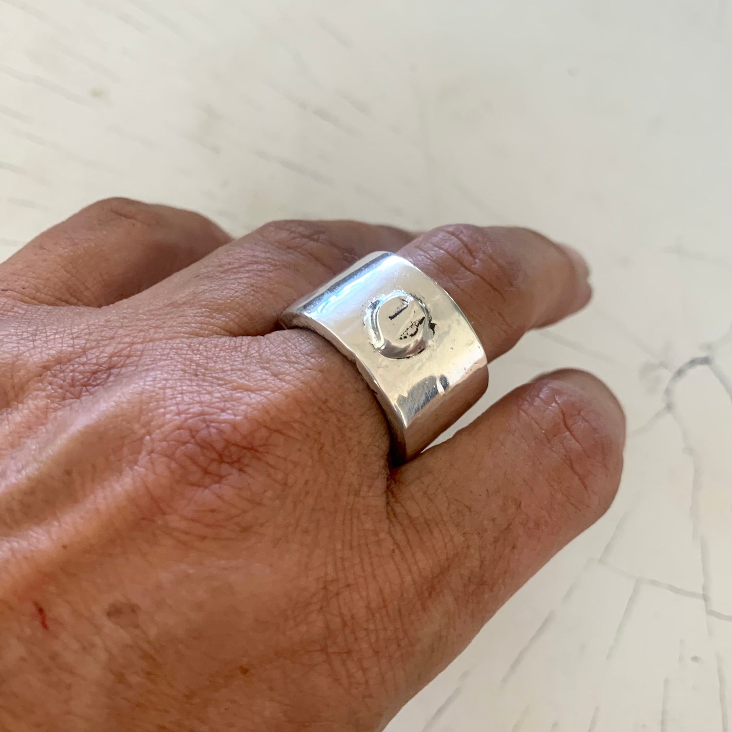 DAVID IN SOLID SILVER