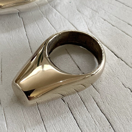 DOUBLE BAE IN SOLID BRONZE