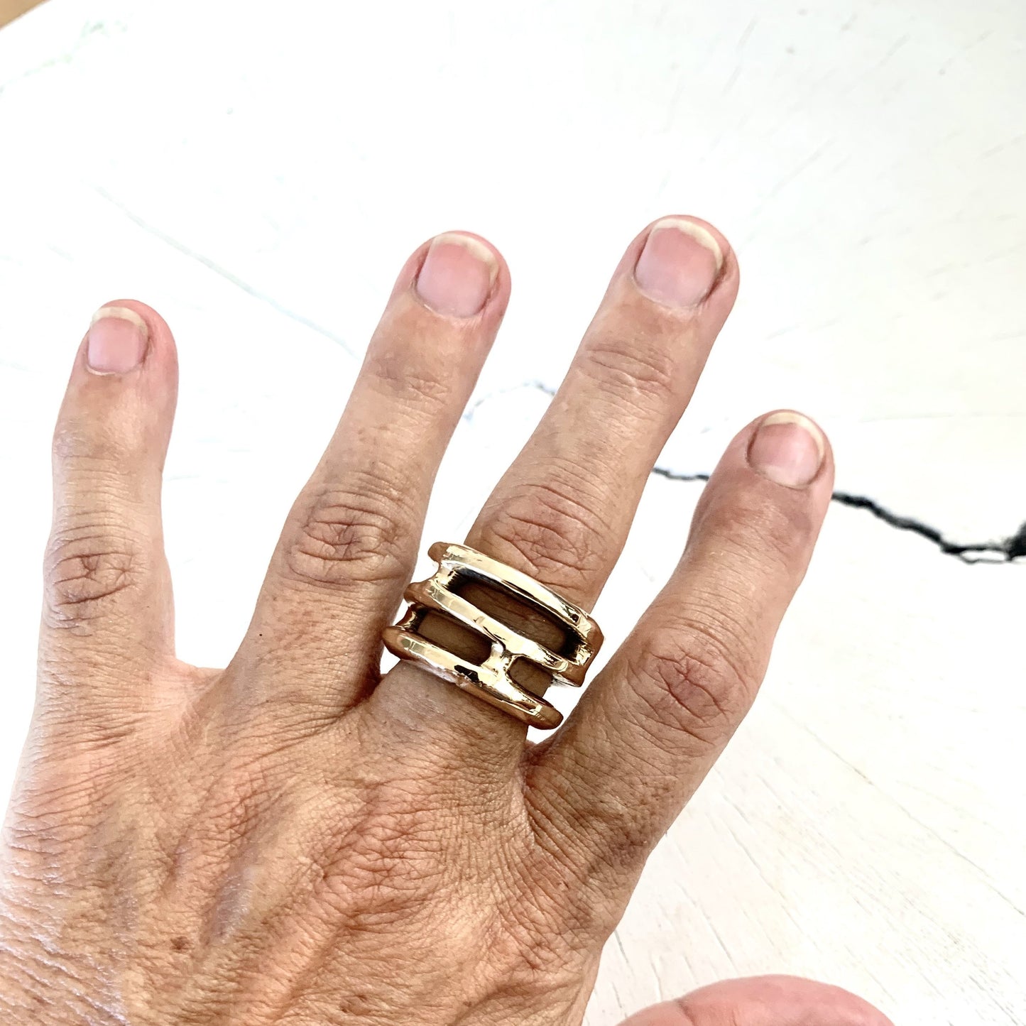 MAZE IN SOLID BRONZE