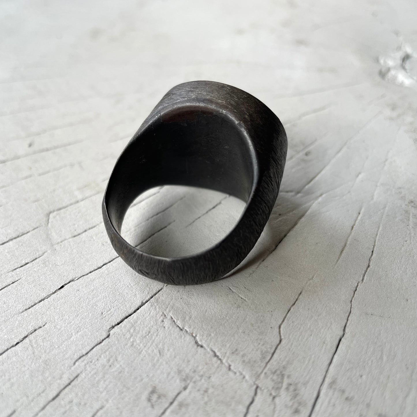 GRAND BRAND IN OXIDISED SOLID SILVER