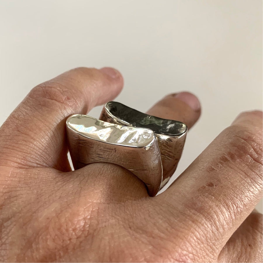 SCOOP IN SOLID SILVER