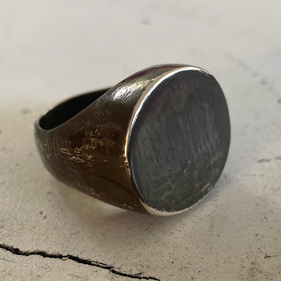 GRAND BRAND IN OXIDISED SOLID SILVER