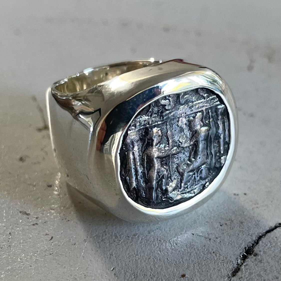 ROMAN IN SOLID SILVER