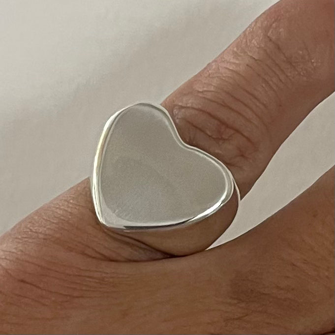 MY HEART IN SOLID SILVER